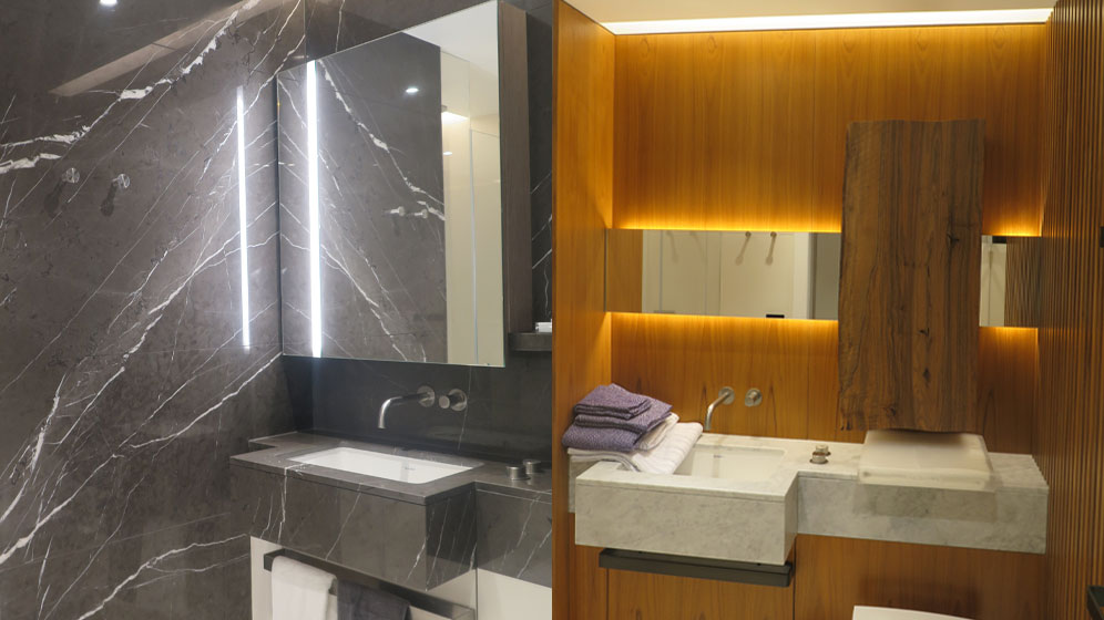 Battersea Power Station - Penthouse Joinery bathrooms